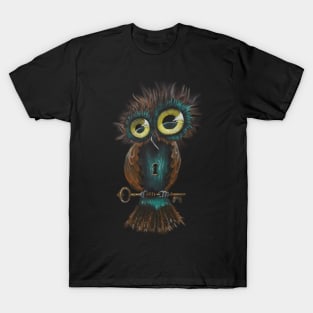 Owl holding a key T-Shirt